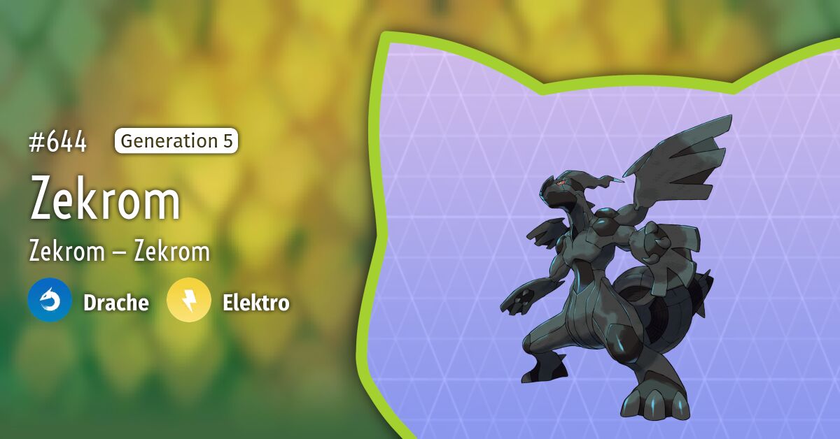Pokemon Zekrom 2859